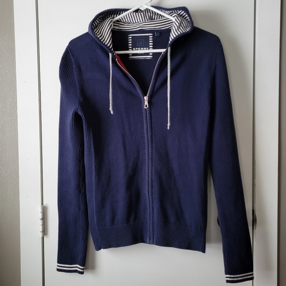 Sperry top-sider zip up hooded sweater